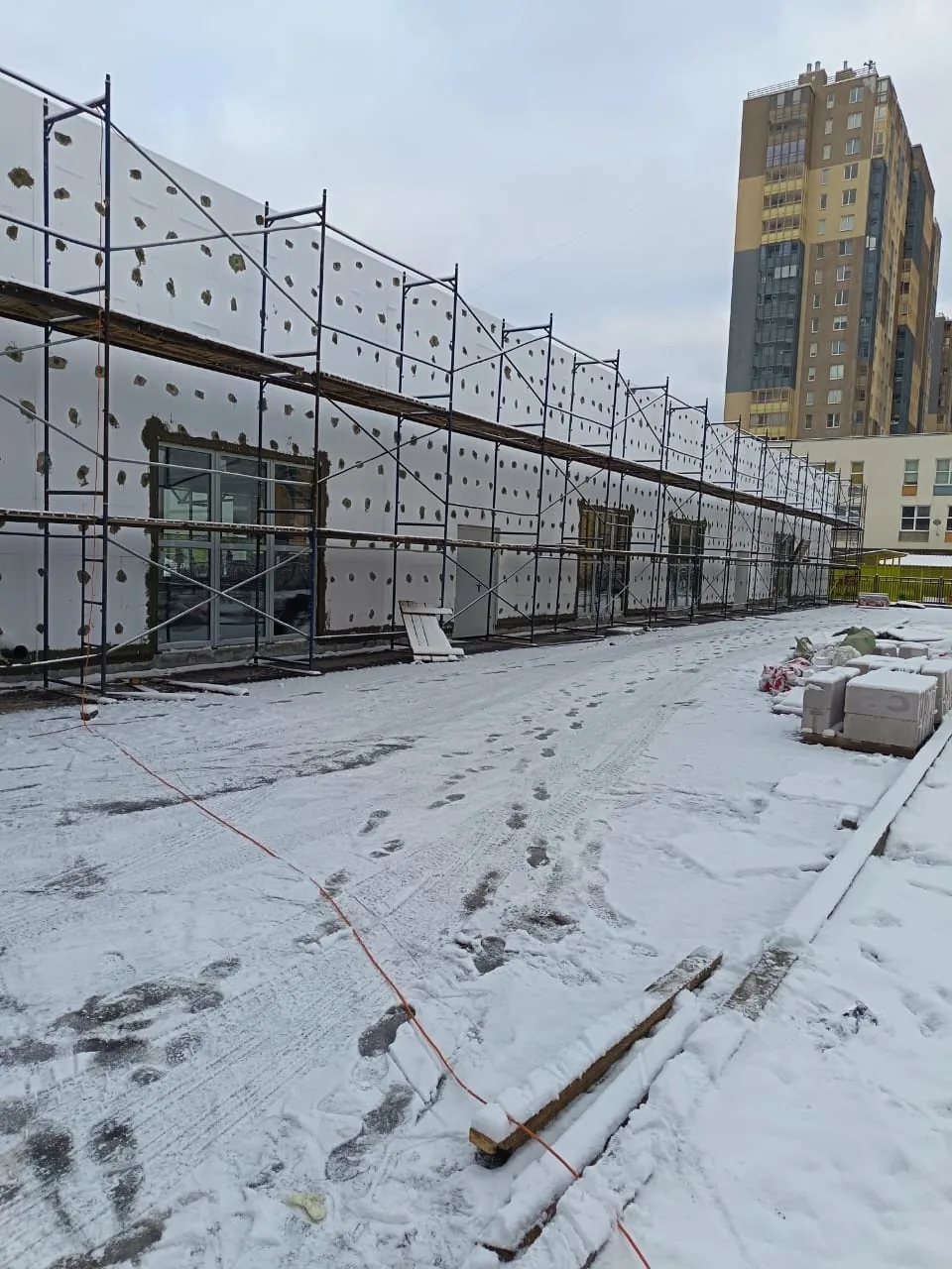 Утепление фасада на Комендантском проспекте